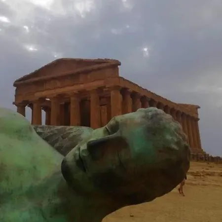 Casuzza Di Girgenti Con Vista Valle Dei Templi! Agrigente