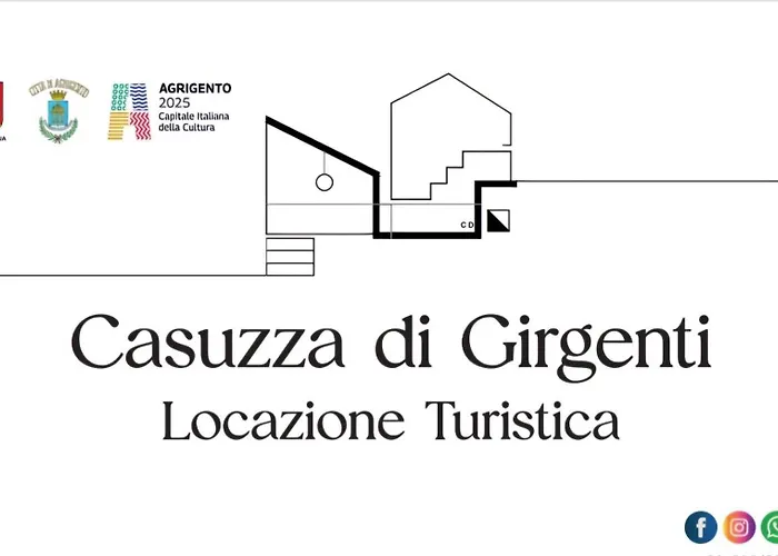 Casuzza Di Girgenti Con Vista Valle Dei Templi! * Агридженто